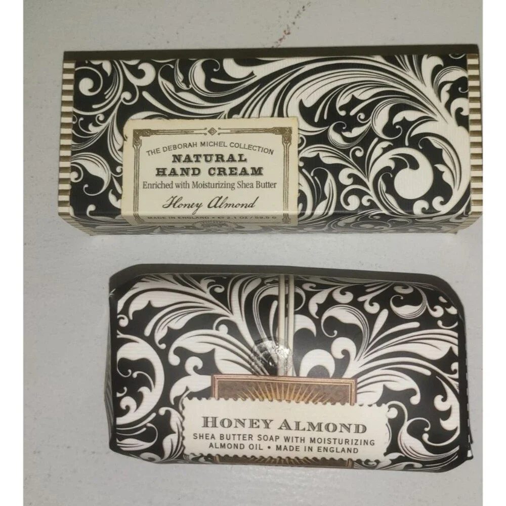 Michel Design Works Honey Almond Lotion, Bar Soap, Room Spray NEW